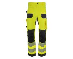 Bennon EREBOS žluté pánské pracovní kalhoty třídy 2 HI-VIS Bennon EREBOS žluté pánské pracovní kalhoty třídy 2 HI-VIS