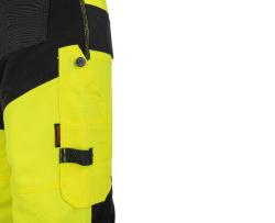 Bennon EREBOS žluté pánské pracovní kalhoty třídy 2 HI-VIS