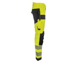 Bennon EREBOS žluté pánské pracovní kalhoty třídy 2 HI-VIS