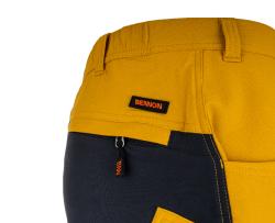 Bennon FOBOS okrové/šedé pracovní strečové kalhoty