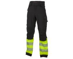 Bennon REFLECTOS Trousers black/yellow