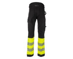 Bennon REFLECTOS Trousers black/yellow