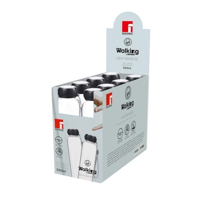 Bergner Lahev skleněná přenosná s poutkem 550 ml