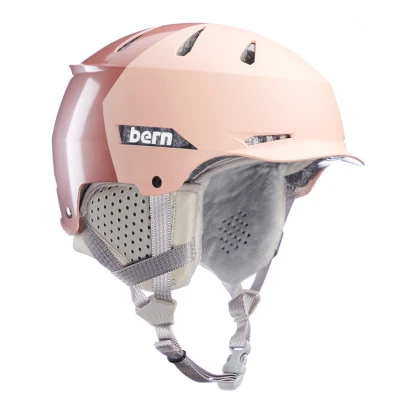 Bern Hendrix MIPS metallic rose gold hatstyle snowboardová helma