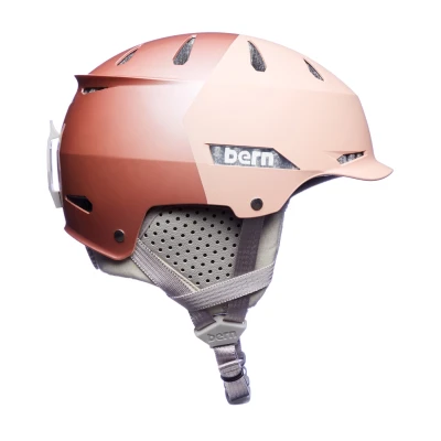 Bern Hendrix MIPS metallic rose gold hatstyle snowboardová helma