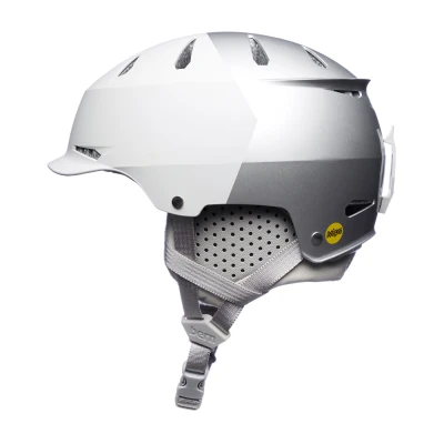 Bern Hendrix MIPS metallic silver hatstyle snowboardová helma