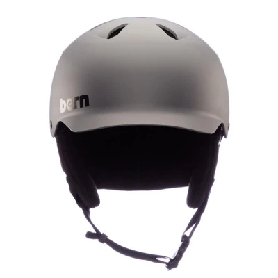 Bern Watts Classic matte grey snowboardová helma