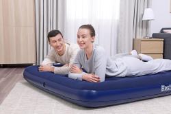 Bestway Air Bed Klasik Queen dvoulůžko modrá 203 x 152 x 22 cm 67003