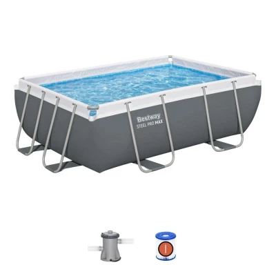 Bestway Bazén Power Steel Frame 2,82 x 1,96 x 0,84 m - 56629 Bestway Bazén Power Steel Frame 2,82 x 1,96 x 0,84 m - 56629