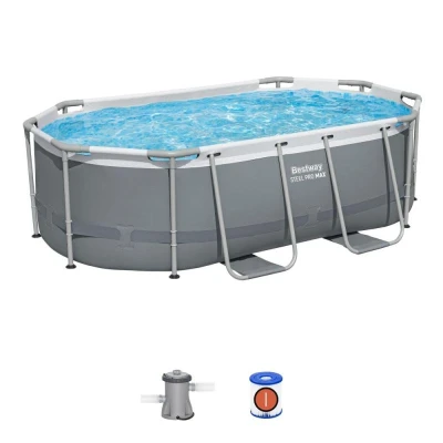 Bestway Bazén Power Steel Frame 3,05 x 2 x 0,84 m - 5614A Bestway Bazén Power Steel Frame 3,05 x 2 x 0,84 m - 5614A