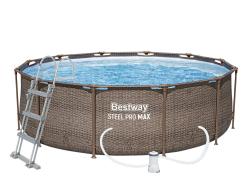 Bestway Bazén Steel Pro Max Rattan 3,66 x 1 m - 56709