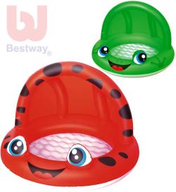 Bestway Detský bazénik okrúhly so strieškou 97x66cm zvieratko 2 druhy