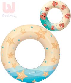 Bestway Kruh nafukovací 61cm pláž plavací kolo do vody 36014