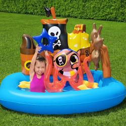 Bestway Nafukovací bazén 52211 SHIPS AHOY 140 x 130 x 104 cm