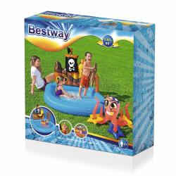 Bestway Nafukovací bazének 52211 SHIPS AHOY 140 x 130 x 104 cm