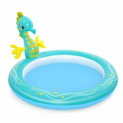 Bestway Nafukovací bazénik 53114 SEAHORSE SPRINKLER 188 x 160 x 86 cm
