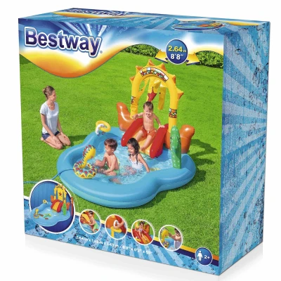 Bestway Nafukovací bazének 53118 WILD WEST 264 x 188 x 140 cm