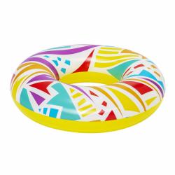 Bestway Nafukovací kruh GEOMETRICKÉ TVARY žlutá 107 cm