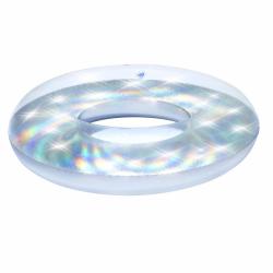 Bestway Nafukovací kruh 36240 IRIDESCENT SWIM RING 107 cm perleťová