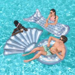 Bestway Nafukovací kruh 36240 IRIDESCENT SWIM RING 107 cm perleťová