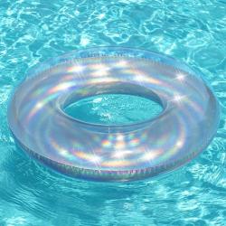 Bestway Nafukovací kruh 36240 IRIDESCENT SWIM RING 107 cm perleťová