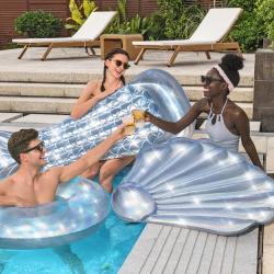 Bestway Nafukovací kruh 36240 IRIDESCENT SWIM RING 107 cm perleťová