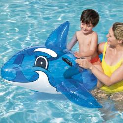 Bestway Nafukovací lehátko 41037 VELRYBA RIDE ON 157 x 94 cm modrá