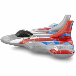 Bestway Nafukovací lehátko 41443 STÍHAČKA GALAXY GLIDER 136 x 135 cm šedá