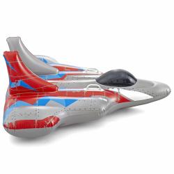 Bestway Nafukovací lehátko 41443 STÍHAČKA GALAXY GLIDER 136 x 135 cm šedá