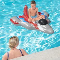 Bestway Nafukovacie lehátko 41443 STÍHAČKA GALAXY GLIDER 136 x 135 cm sivá