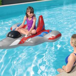 Bestway Nafukovacie lehátko 41443 STÍHAČKA GALAXY GLIDER 136 x 135 cm sivá