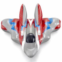 Bestway Nafukovací lehátko 41443 STÍHAČKA GALAXY GLIDER 136 x 135 cm šedá