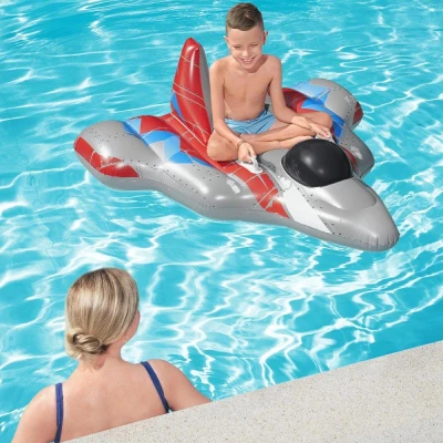 Bestway Nafukovací lehátko 41443 STÍHAČKA GALAXY GLIDER 136 x 135 cm šedá