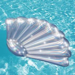 Bestway Nafukovací lehátko 43414 IRIDESCENT SHELL 185 x 114 cm perleťová