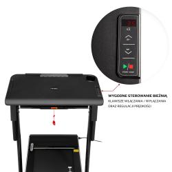 HMS LOOP12 černý běžecký pás elektrický s pultem