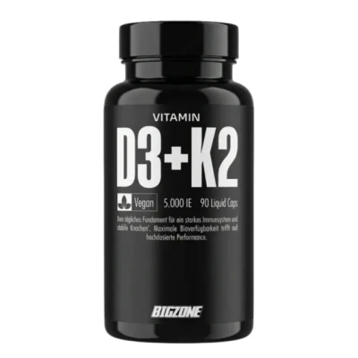 Big Zone Vitamin D3 + K2 Liquid Caps 90 kapslí