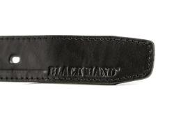 Black Hand 093-98 pánský černý kožený opasek šíře 38 mm
