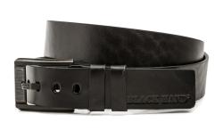Black Hand 120-98 pánsky čierny kožený opasok šírka 38 mm Black Hand 120-98 pánsky čierny kožený opasok šírka 38 mm