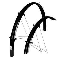 Force Blatníky 48 Aluflex 28" XL + V vzpěry,černé Force Blatníky 48 Aluflex 28" XL + V vzpěry,černé