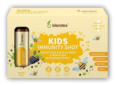 Blendea Kids Immunity Shot s propolisem a beta-glukany 10 x 10ml