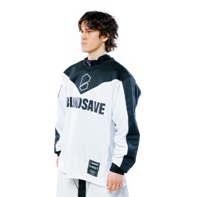 BLINDSAVE VAULT GOALIE JERSEY TOP WHITE BLACK