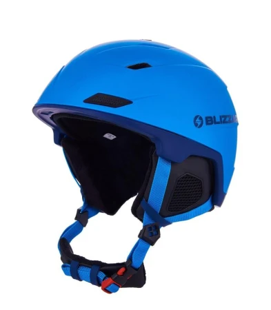 Blizzard Double blue matt/dark blue big logo lyžařská přilba Blizzard Double blue matt/dark blue big logo lyžařská přilba
