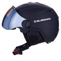 Blizzard Double Visor black matt smoke lens mirror lyžiarska prilba Blizzard Double Visor black matt smoke lens mirror lyžiarska prilba