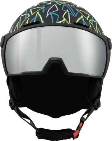 Blizzard Flash Visor junior black/multicolor lyžařská přilba se štítem