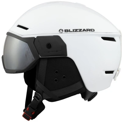 Blizzard W2W Edge Visor white dámská lyžařská přilba se štítem POUZE Velikost 55/59 cm (VÝPRODEJ)