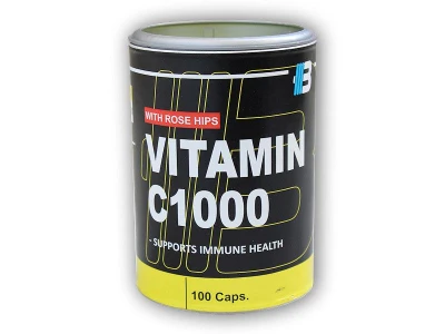 Body Nutrition Vitamín C 1000 + šípky 100 kapslí Body Nutrition Vitamín C 1000 + šípky 100 kapslí