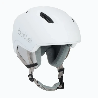 Bolle Atmos Pure-White Matte lyžařská přilba