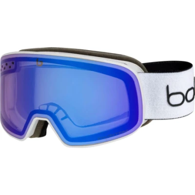Bolle NEVADA SMALL Offwhite Matte - Phantom Vermillon Blue Photochromic Cat 1 to 3 lyžařské brýle