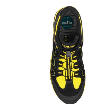 Bennon BOMBIS S1 ESD NM Yellow pracovní sandály