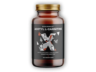 BrainMax Acetyl L-Carnitine 500mg 100 rostlinných kapslí (VÝPRODEJ)